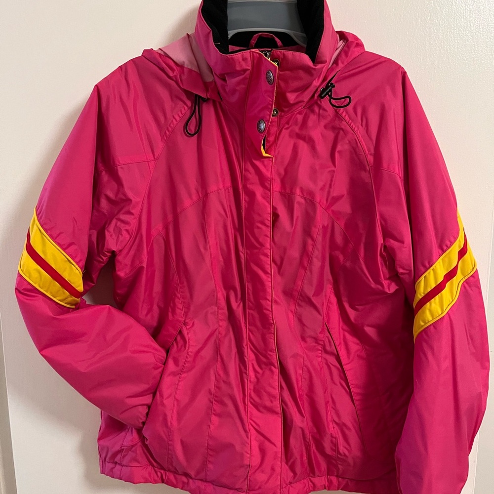 ROXY retro pink and yellow jacket